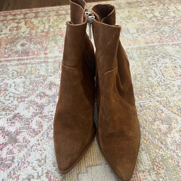 steve madden julina tan suede booties - Picture 2 of 6